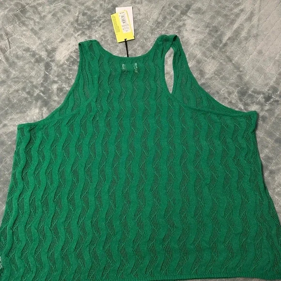 Future Collective with Jenee Naylor Women's Open Stitch Sweater Tank Top  NWT 3X - Picture 3 of 8